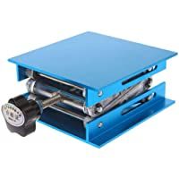 JOYKK Mesa de elevación de Aluminio Carpintería Laboratorio de Grabado Estante de Soporte de Levantamiento - Azul